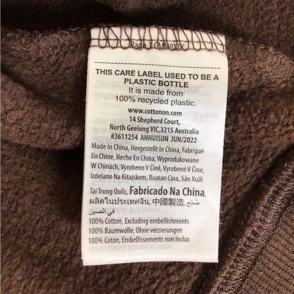 NWOT Freddy Krueger Brown Crew Loose Fit Sweater, sz MD - Picture 15 of 16